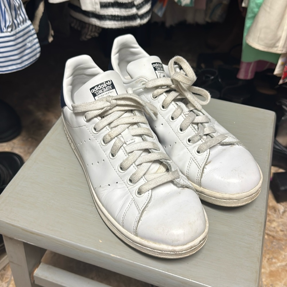 adidas Stan Smith White / Navy Womens Shoes